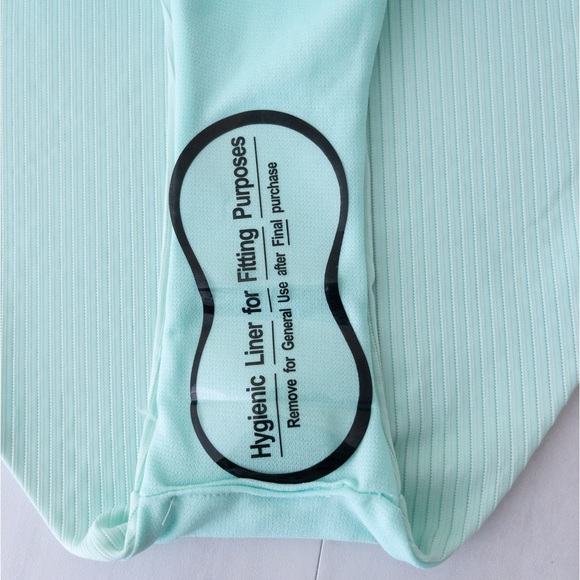 YMI • Aqua Lace-up Swimsuit - Picture 4 of 9